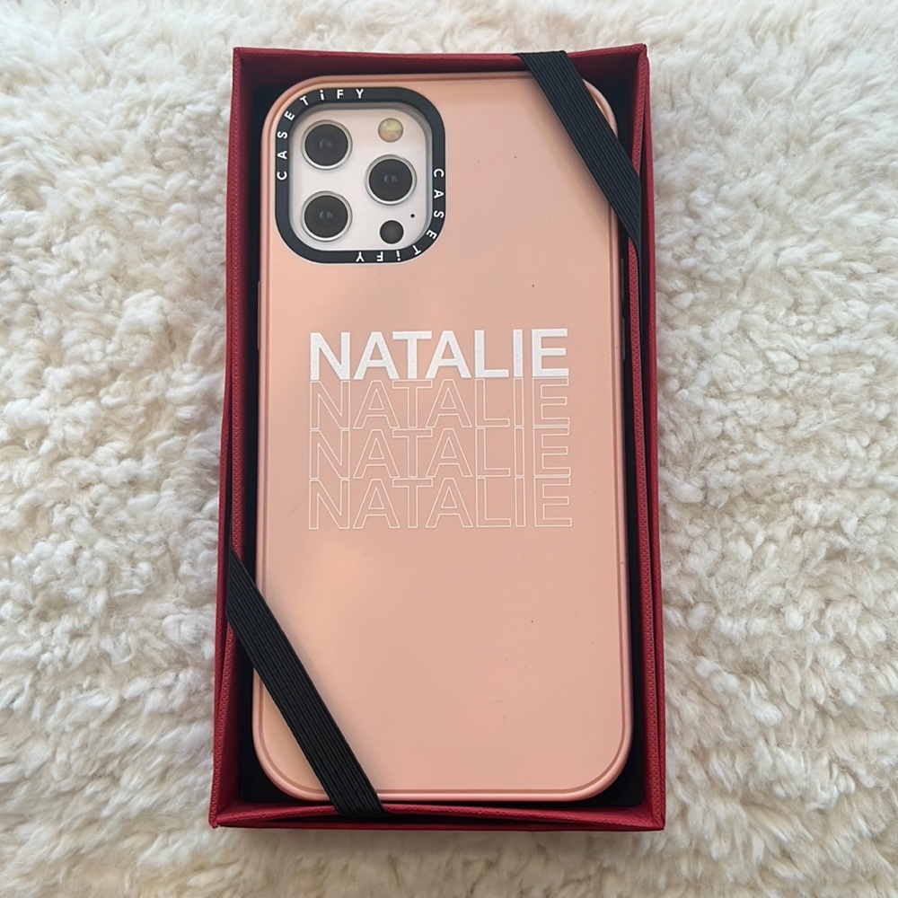 CASETiFY iPhone 12 Pro Max Phone Case (Natalie)